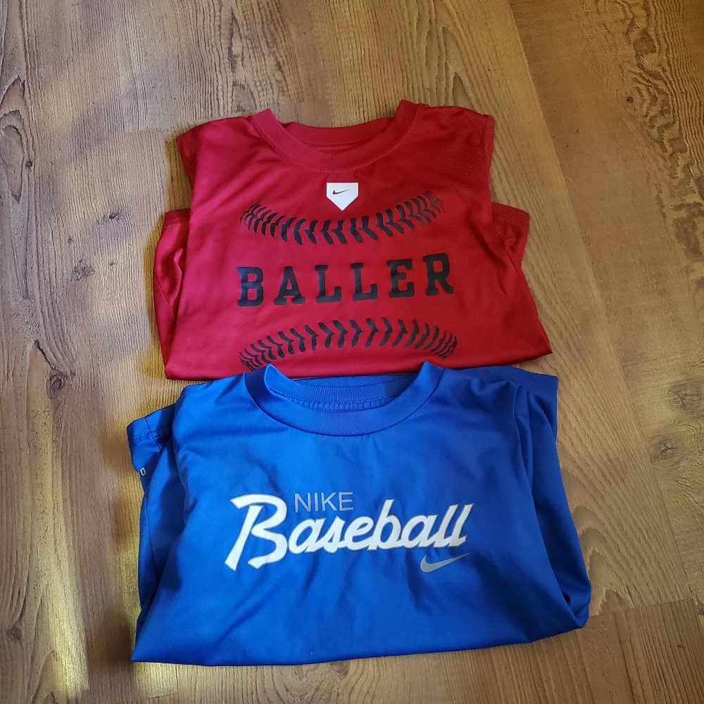 Nike baseball shirts